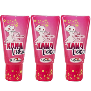 Kit 03 Gel Excitante XANA LOKA Sensação de vibrações 15g HotFlowers - Sex shop