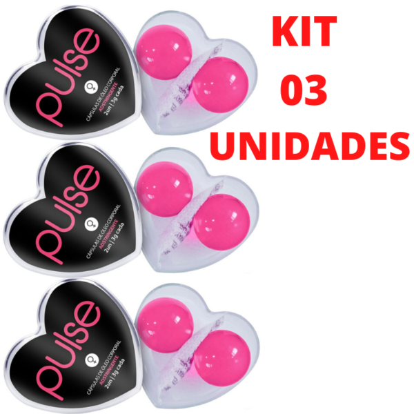 Kit 03 Bolinha Vaginal Sempre Virgem Adstringente Sexy Fantasy - Sex shop