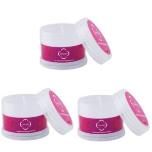 Kit 03 Velas de Massagem Beijável 50gramas Chillies - Chiclete - Sexshop