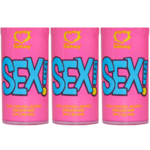 Kit 03 Bolinha Beijável Chiclete Hot Sex Caps 02 Unidades Sexy Fantasy - Sexshop