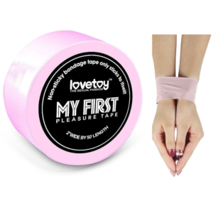 Fita Bondage My First - Autoadesiva Rosa - Lovetoy - Sexshop