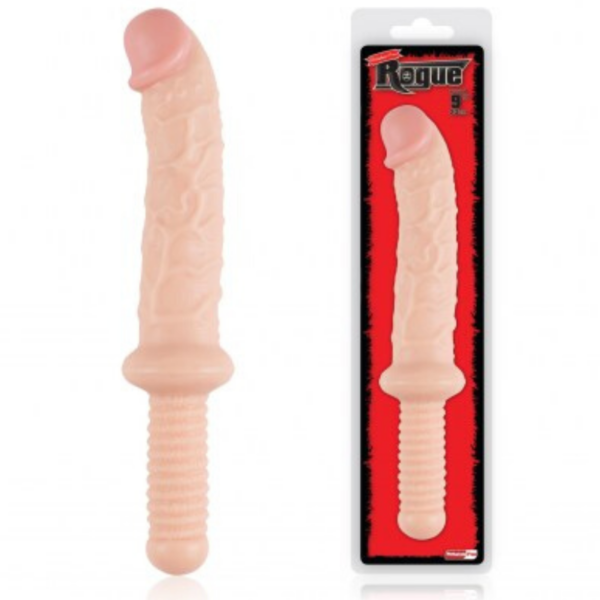 Pênis realístico gigante com cabo para manuseio - ROGUE - NANMA - Sexshop