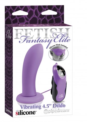 Penetrador com ventosa - FETISH FANTASY ELITE VIBRATING 4.5 DILDO - PIPEDREAM - Sexshop-8694