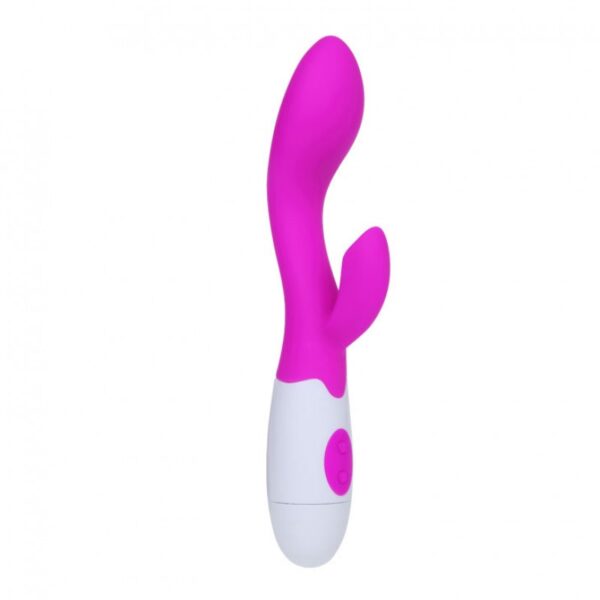 Vibrador Ponto G, com 30 Vibrações e Estimulador Clitoriano - PRETTY LOVE BRIGHTY - Sexshop