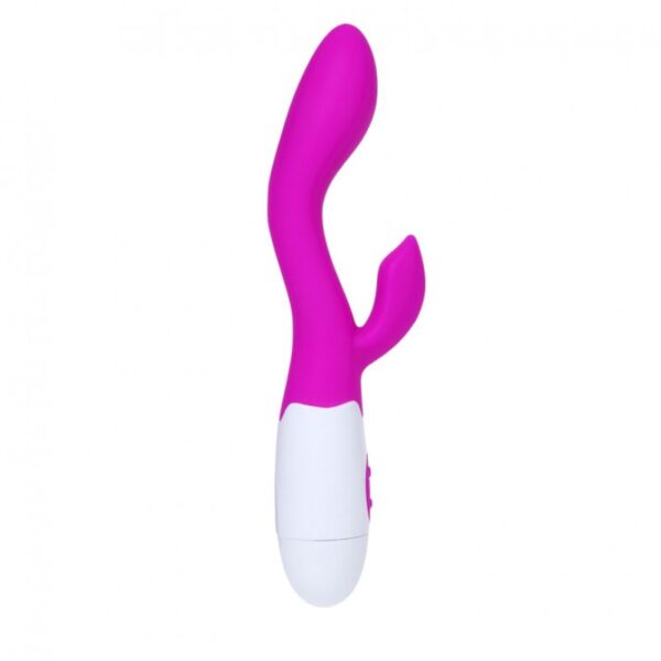 Vibrador Ponto G, com 30 Vibrações e Estimulador Clitoriano - PRETTY LOVE BRIGHTY - Sexshop