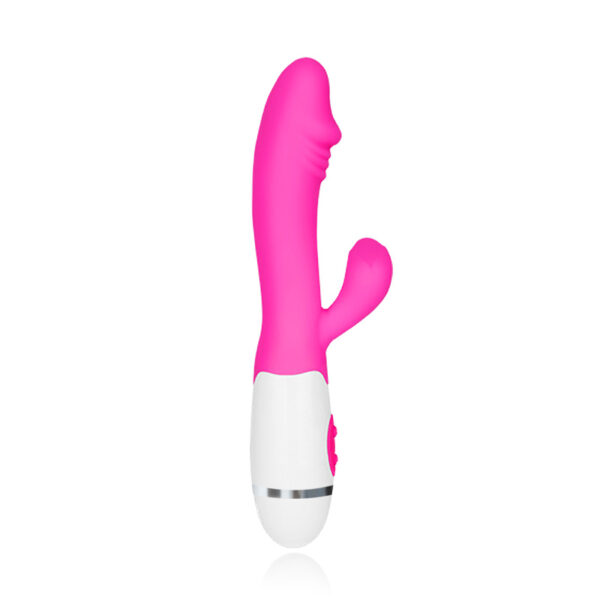 Vibrador com 10 Modos de Vibração e Detalhe de Glande na Ponta - WOMANIZER SILICONE VIBRATOR PLUS - Sex shop