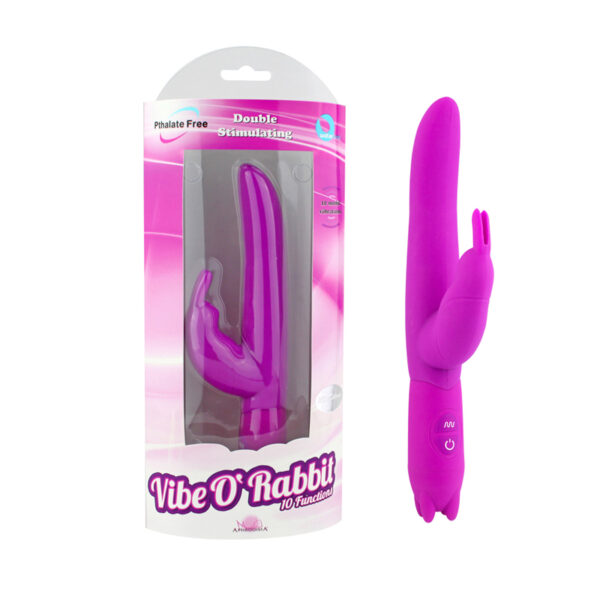 Vibrador com base de apoio e 10 vibrações - Sex shop