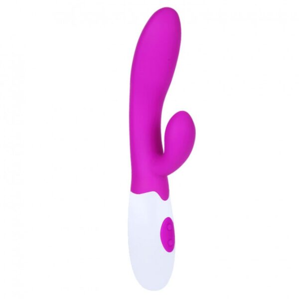 Vibrador Ponto G com Estimulador Clitoriano e 30 Modos de Vibração - PRETTY LOVE ALVIS