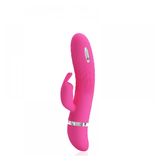 Vibrador Ponto G com Estimulador Clitoriano Formato Coelho - PRETTY LOVE INGRAM - Sex shop