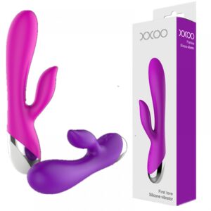 Vibrador Potente de 10 Vibrações Recarregável com Estimulador de Clitóris - XXOO