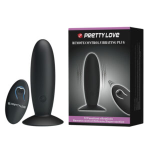 Plug Anal, Wireless com 12 Modos de Vibração - PRETTY LOVE REMOTE CONTROL VIBRATING PLUG - Sexshop