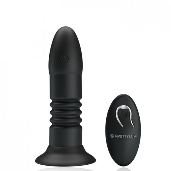 Plug Anal Vai e Vem Wireless e 4 Modos de Vibração - PRETTY LOVE MAGIC JINGERS - Sexshop