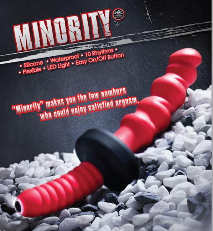 Vibrador flexível ondulado com 10 padrões de vibrações e luz de led - MINORITY - NANMA - Sexshop