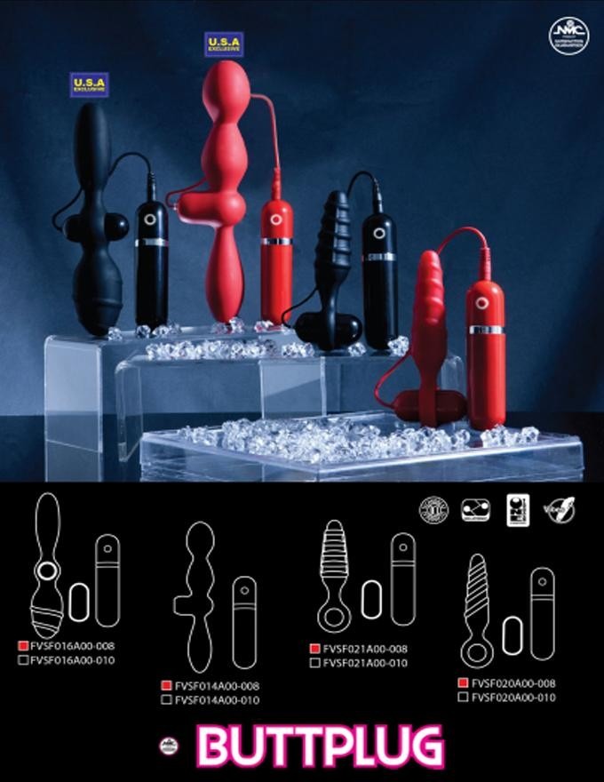 Plug anal duplo com 10 vibrações - BUTTPLUG THRILLER ASS - NANMA - Sexshop-13844