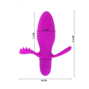 Plug Anal em Silicone com 10 Modos de Vibração - PRETTY LOVE FITCH - Sex shop
