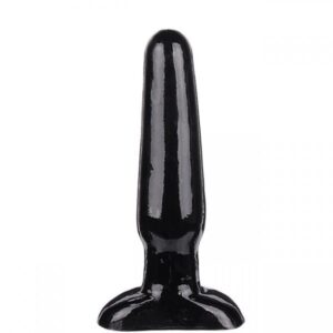 Plug anal liso grande PRETO 19 x 4 cm - Sexshop