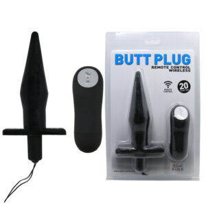 Plug Anal Wireless com 20 Modos de Vibração - BUTT PLUG WIRELESS - Sex shop