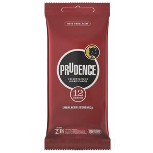 Preservativo Lubrificado com 12 unidades Prudence - Sex shop