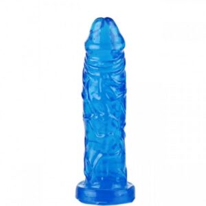 Pênis gostoso e macio Azul 14,5 x 3,4 cm - Sexshop