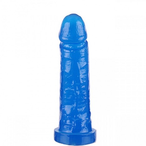 Pênis gostoso e macio Azul 17,5x4 cm - Sexshop