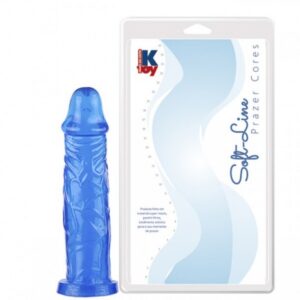 Pênis gostoso e macio Azul 17,5x3,8 cm - Sexshop