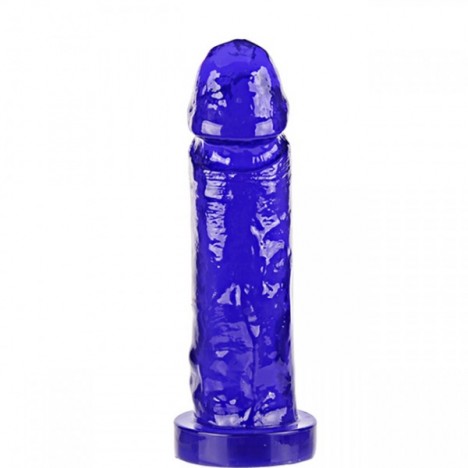 Pênis realistico gostoso e macio Lilás 17x3,8 cm - Sexshop