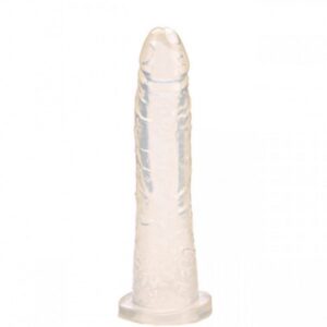 Pênis Realístico macio Transparente 18X3,5 Cm - Sexshop