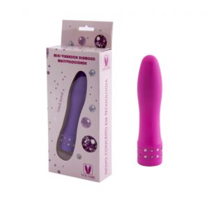 Vibrador Diamond, Multivelocidade, Detalhes de Pedras em sua Base - Sexshop