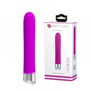 Vibrador Personal Liso em Silicone com 12 Modos de Vibração - PRETTY LOVE RANDOLPH - Sexy shop