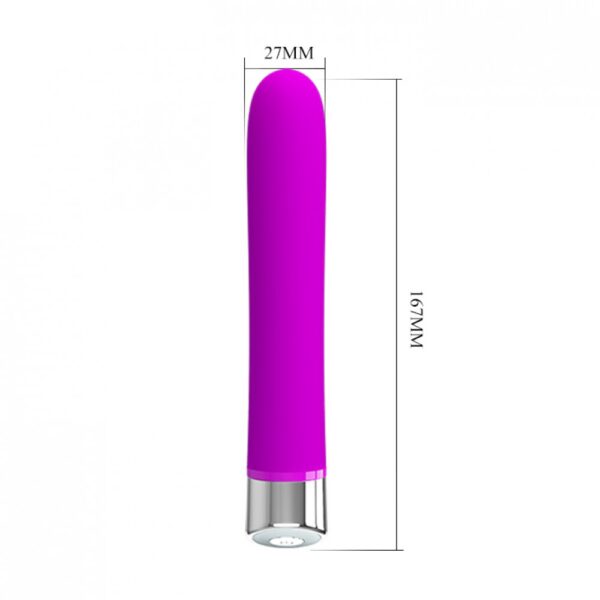 Vibrador Personal Liso em Silicone com 12 Modos de Vibração - PRETTY LOVE RANDOLPH - Sexy shop