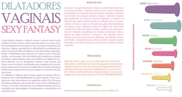 Dilatadores e estimuladores Vaginais e anais - SexyFantasy - Sexshop