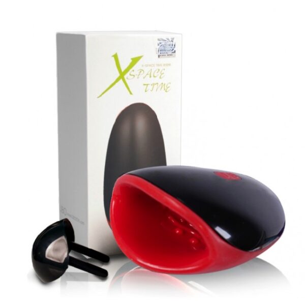 Simulador de sexo oral recarregável com diâmetro avantajado e 8 modos de vibração - Sexyshop