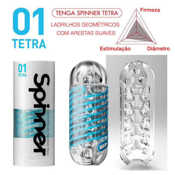 Masturbador Masculino Tenga Spinner - 01 Tetra Original