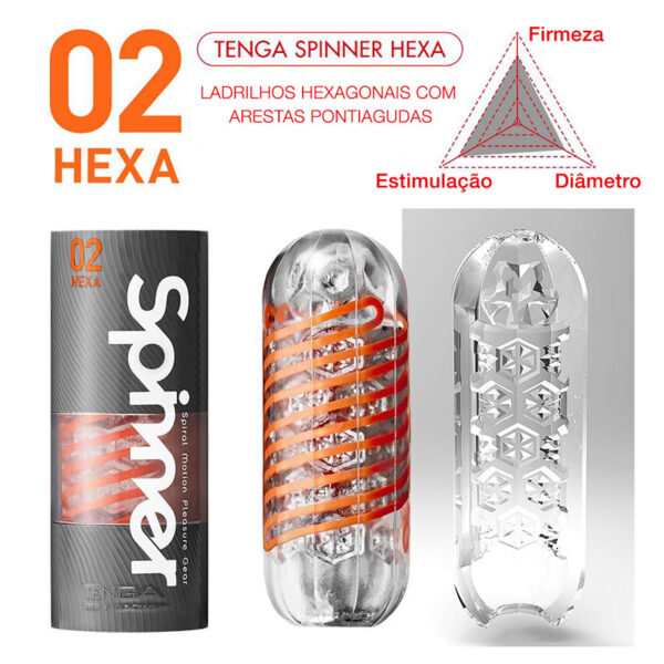 Masturbador Tenga Spinner - Hexa Original