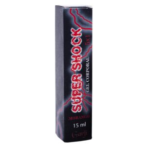 Super Shock Morango Excitante Elétrico Spray Unissex 15ml Garji - Sexshop