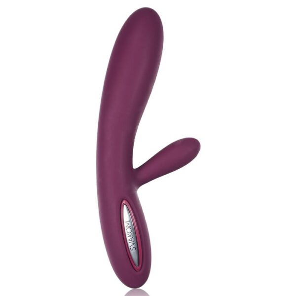 Vibrador com Estimulador Clitoriano Recarregável 6 Velocidades - Lucas Violet - Svakom - Sex shop