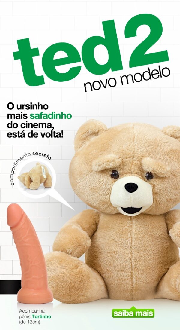 Urso Ted - com compartimento secreto