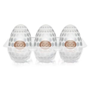 Caixa com 6 Masturbadores Tenga Egg - CRATER - Sexy shop