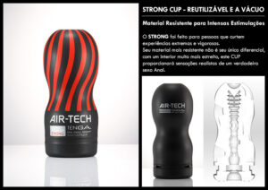 Masturbador Tenga Air-Tech - Strong - Black - Sexshop