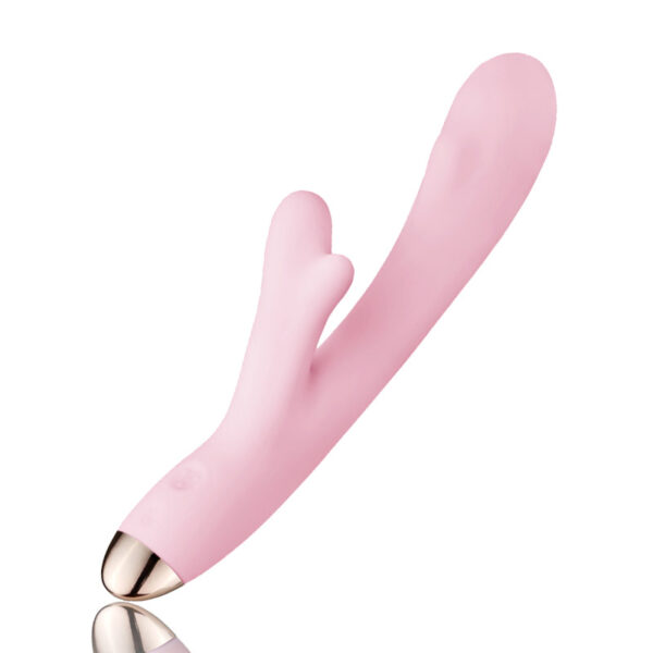 Vibrador com Estimulador Clitoriano com 8 Modos de Vibração e Auto Aquecimento - Sex shop