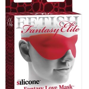 Venda em silicone - FANTASY LOVE MASK RED - PIPEDREAM - Sexshop-0