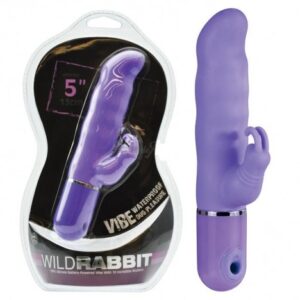 Vibrador 10 velocidades com curvatura e estimulador - WILD RABBIT - NANMA - Sexshop-0