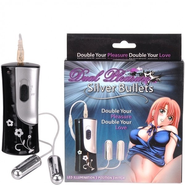 Vibrador Bullet com 2 capsulas - Sexshop