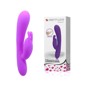 Vibrador com Estimulador Clitoriano Coelho com 30 Modos de Vibração - PRETTY LOVE HOBART - Sex shop