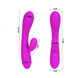 Vibrador com Estimulador Clitoriano com 30 Modos de Vibração - PRETTY LOVE VICTOR - Sex shop