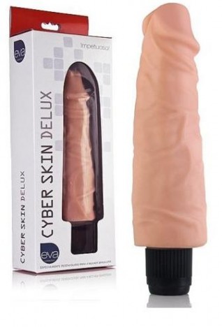 Vibrador Cyber Skin Delux - Realístico e Impetuoso - Eva Collection - Sexshop