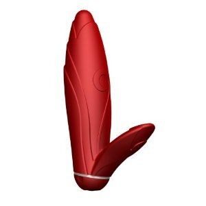 Vibrador e estimulador clitoriano formato flor com vibrador 3 velocidades - LITTLE SU TULIP JOYA - Sexshop