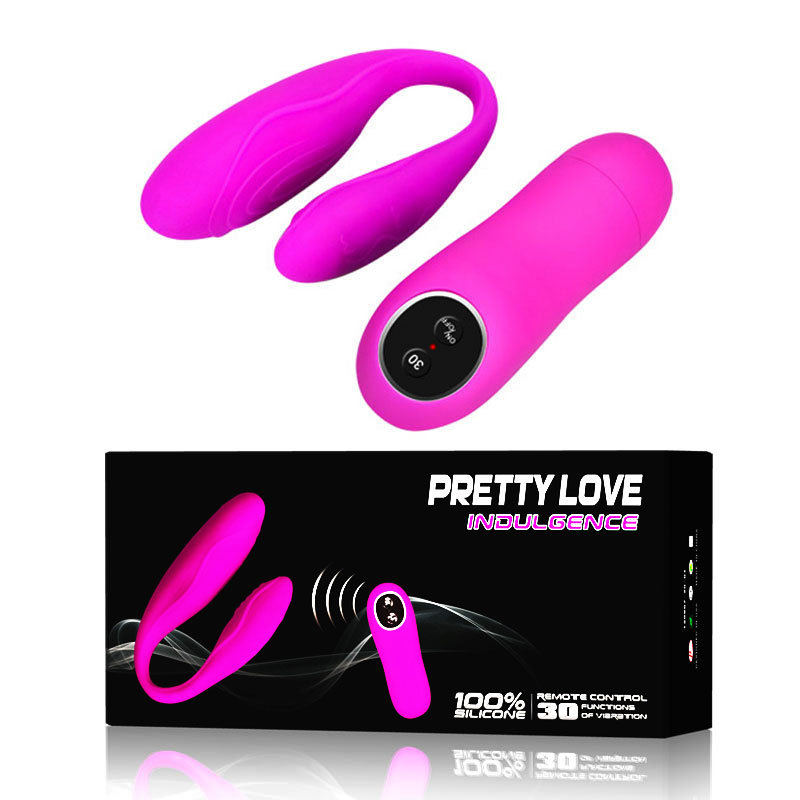 Vibrador para Casal, com Controle Wireless e 30 Modos de Vibração - PRETTY LOVE INDULGENCE - Sexshop