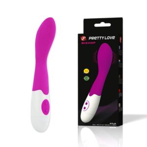 Vibrador Ponto G com Estimulador Clitoriano e 30 Modos de Vibração - PRETTY LOVE BISHOP - Sex shop