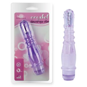 Vibrador Ponto G com Nódulos Massageadores - CRYSTAL DEWDROPS VIBE-0